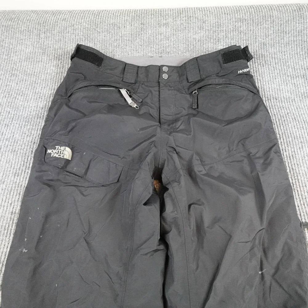 The North Face HyVent Snow Pants Mens Large Black Waterproof Ski Snowboard